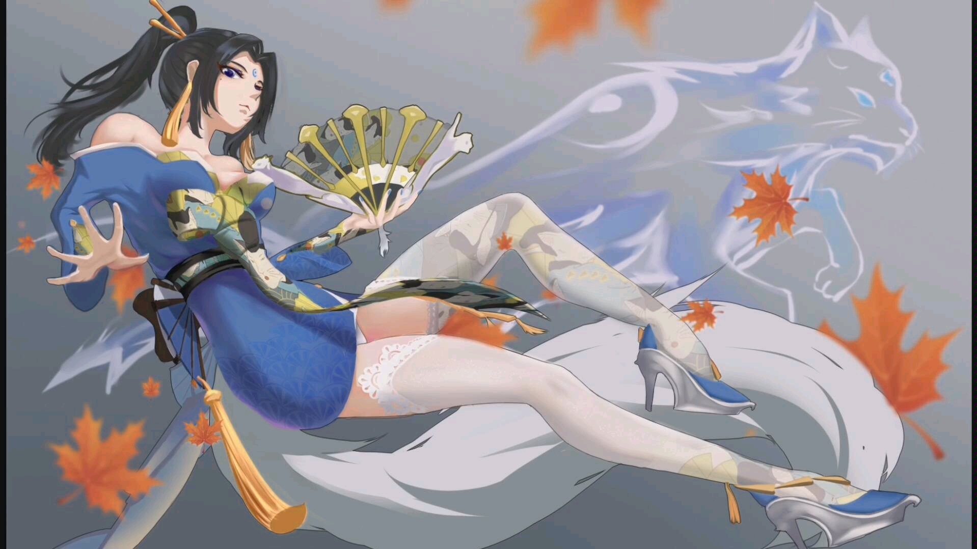 【板绘】王者荣耀不知火舞新皮肤同人,她太好看了!