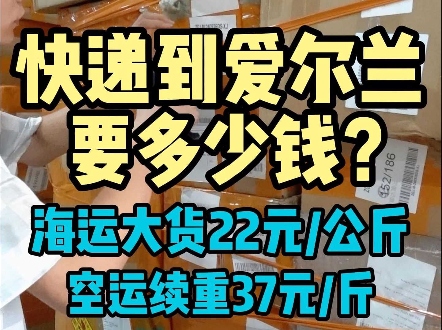 中国集运爱尔兰要多少钱?海外华人们注意!哔哩哔哩bilibili