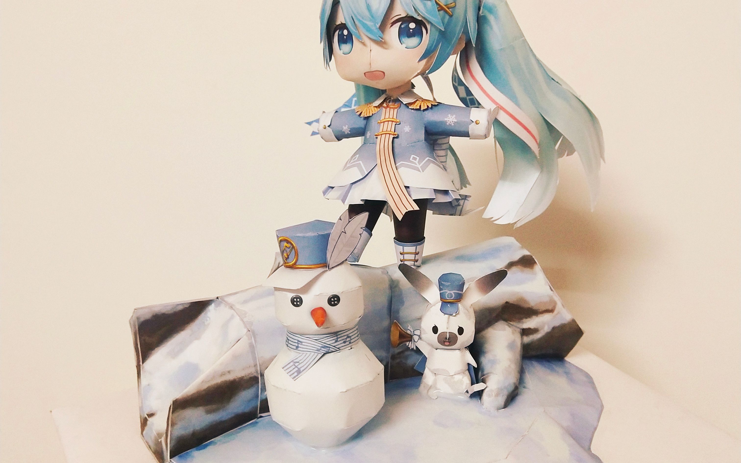 【纸模】雪初音_哔哩哔哩 (゜-゜)つロ 干杯~-bilibili