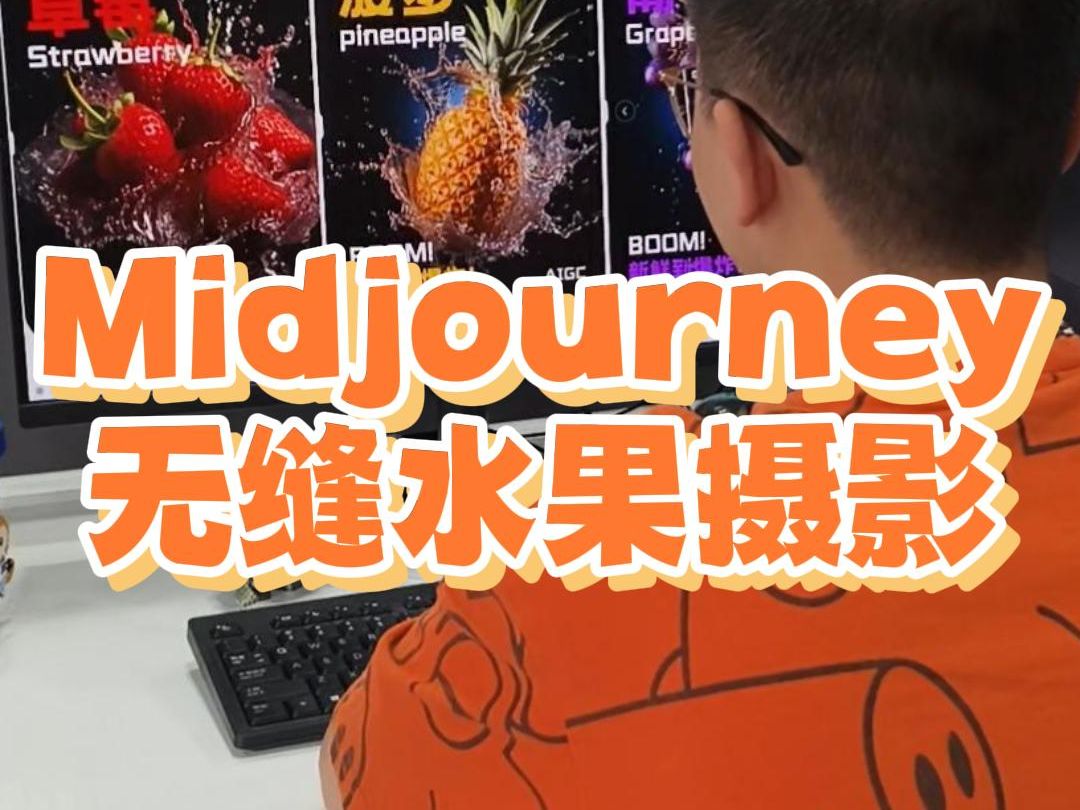 Midjourney制作无缝水果摄影哔哩哔哩bilibili