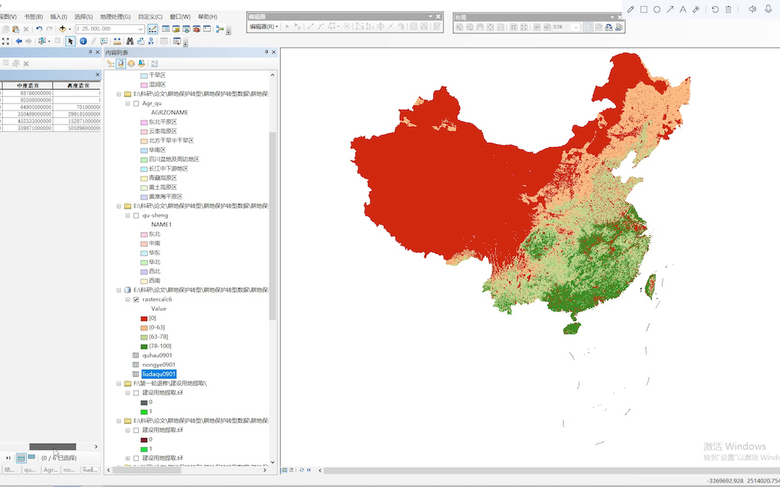 ArcGIS 面积制表工具哔哩哔哩bilibili