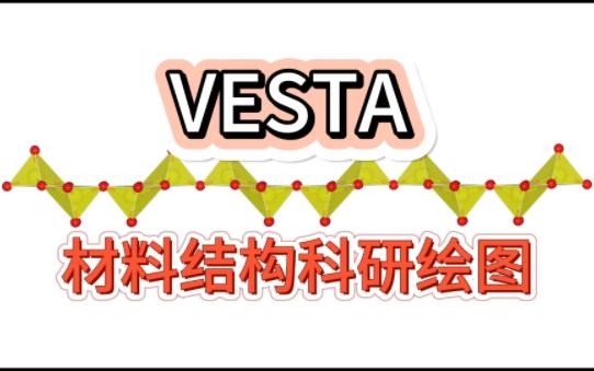 不会科研绘图的就用VESTA结合晶体网站模型快速出图哔哩哔哩bilibili