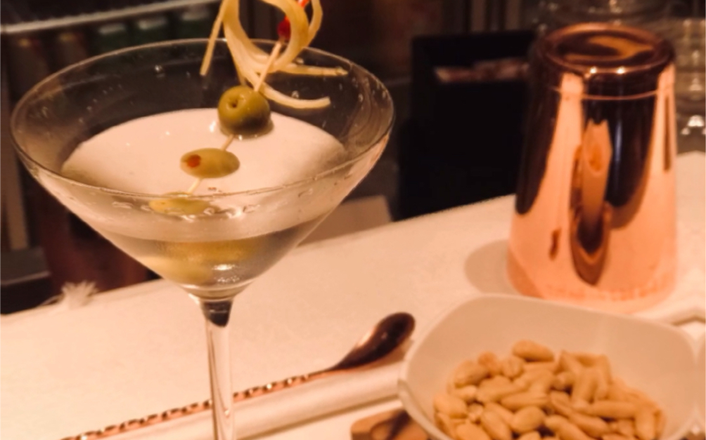 [图]简简单单调杯鸡尾酒-dry martini