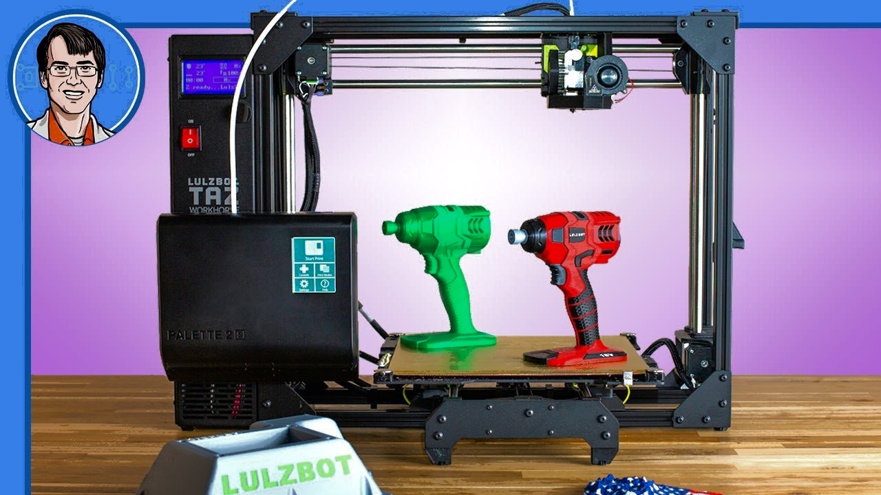 [搬] James Bruton 使用Palette 2s Pro和Lulzbot Workhorse进行多材料打印 3P哔哩哔哩bilibili