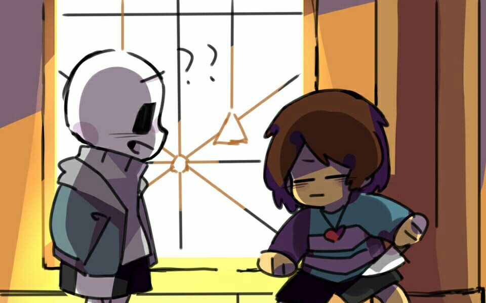 超燃剪辑!sans和chara对唱《强大于你》