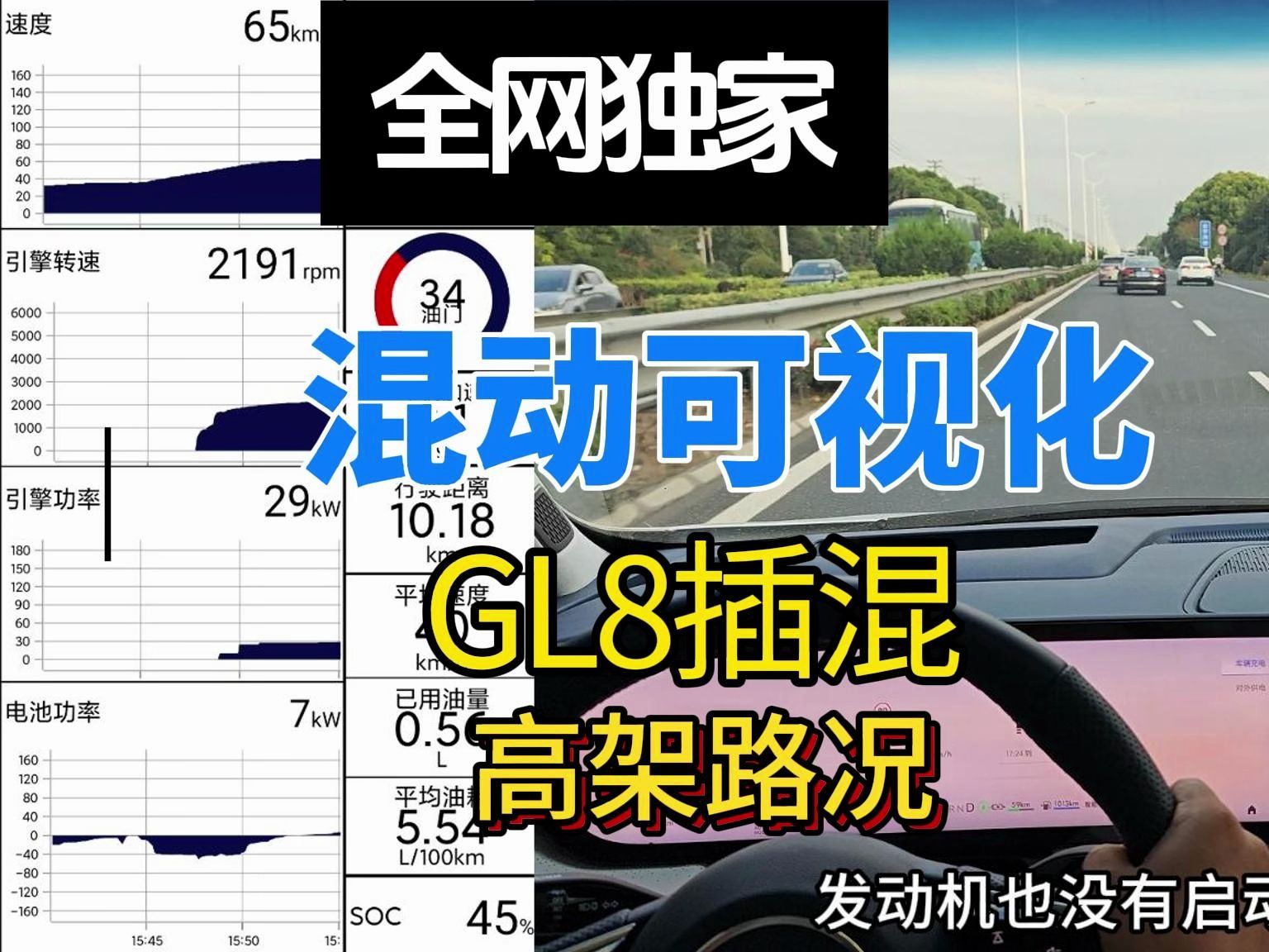 别克GL8高架路况全网独家混动可视化哔哩哔哩bilibili