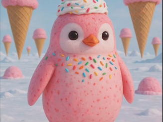 冰淇淋企鹅