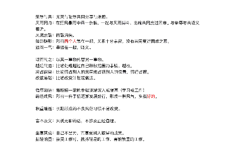 [图]粉笔行测5000题言语理解与表达 成语填空整理