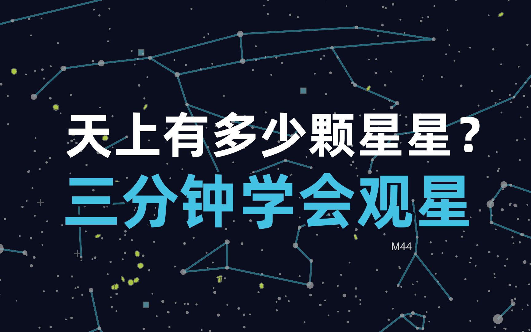 [图]天上有多少颗星星？三分钟学会观星