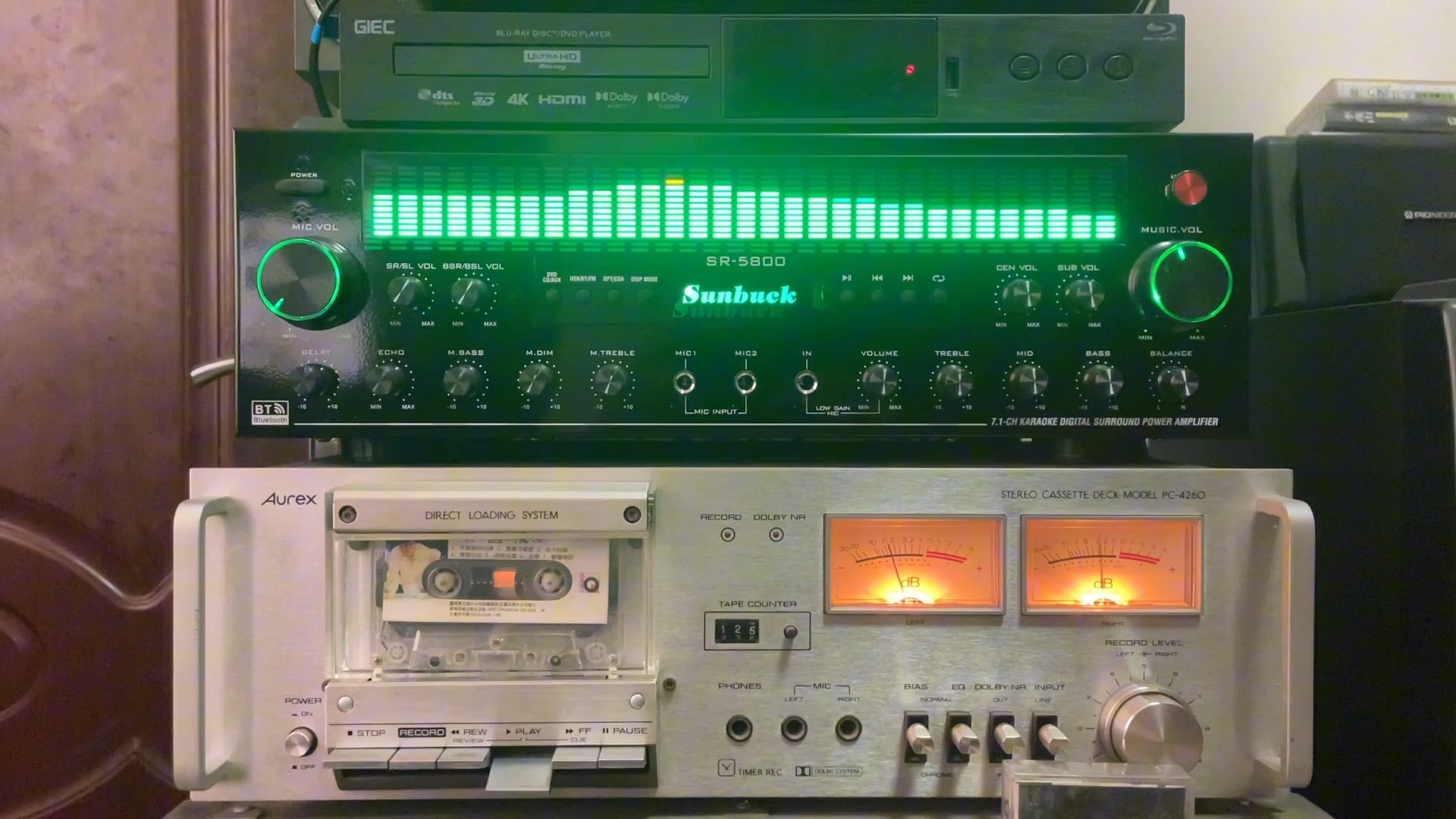 梦里可是谁 - 蔡国权 (东芝4260开放式专业卡座 , 磁带播放)