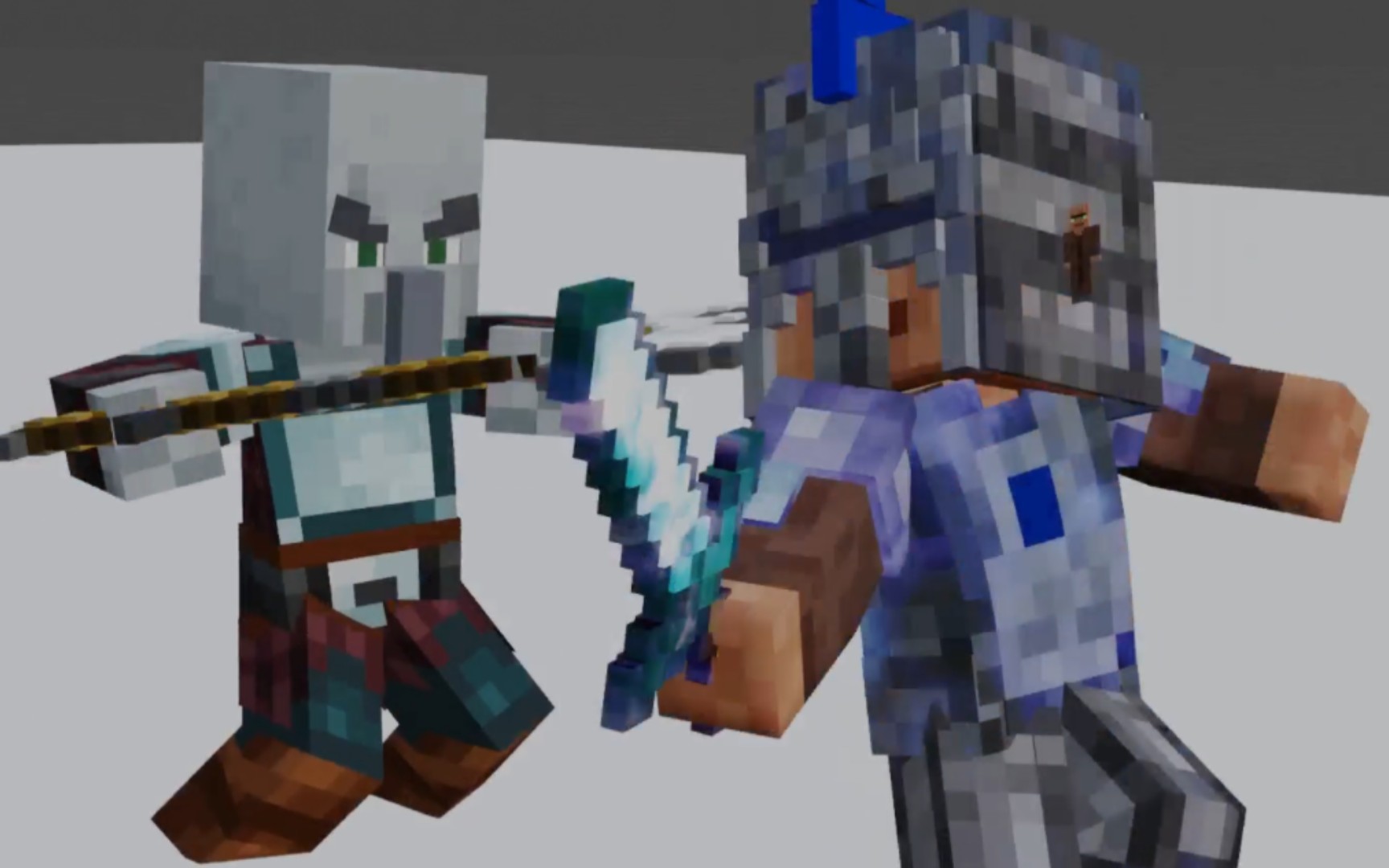 自制动画,掠夺队长vs村民骑士,致敬战争之歌