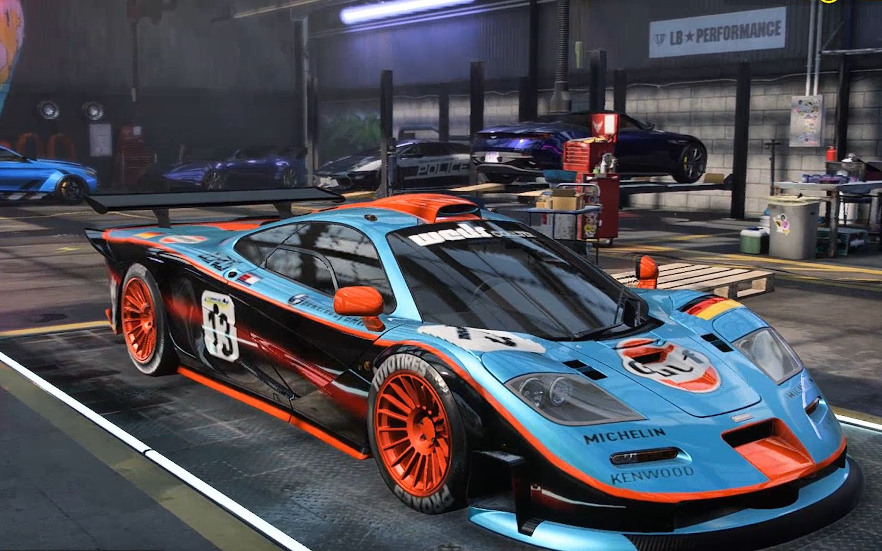 极品飞车21:迈凯伦f1迈凯伦 f1 gt longtail竞速赛!