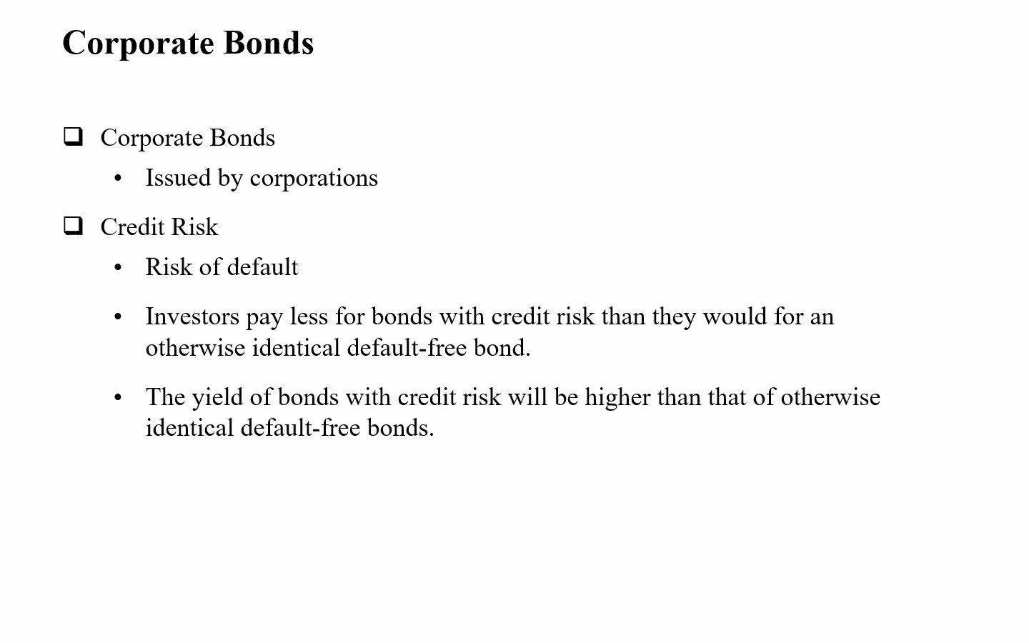 [图]金融学 Finance Lecture 3-4 Corporate Bonds