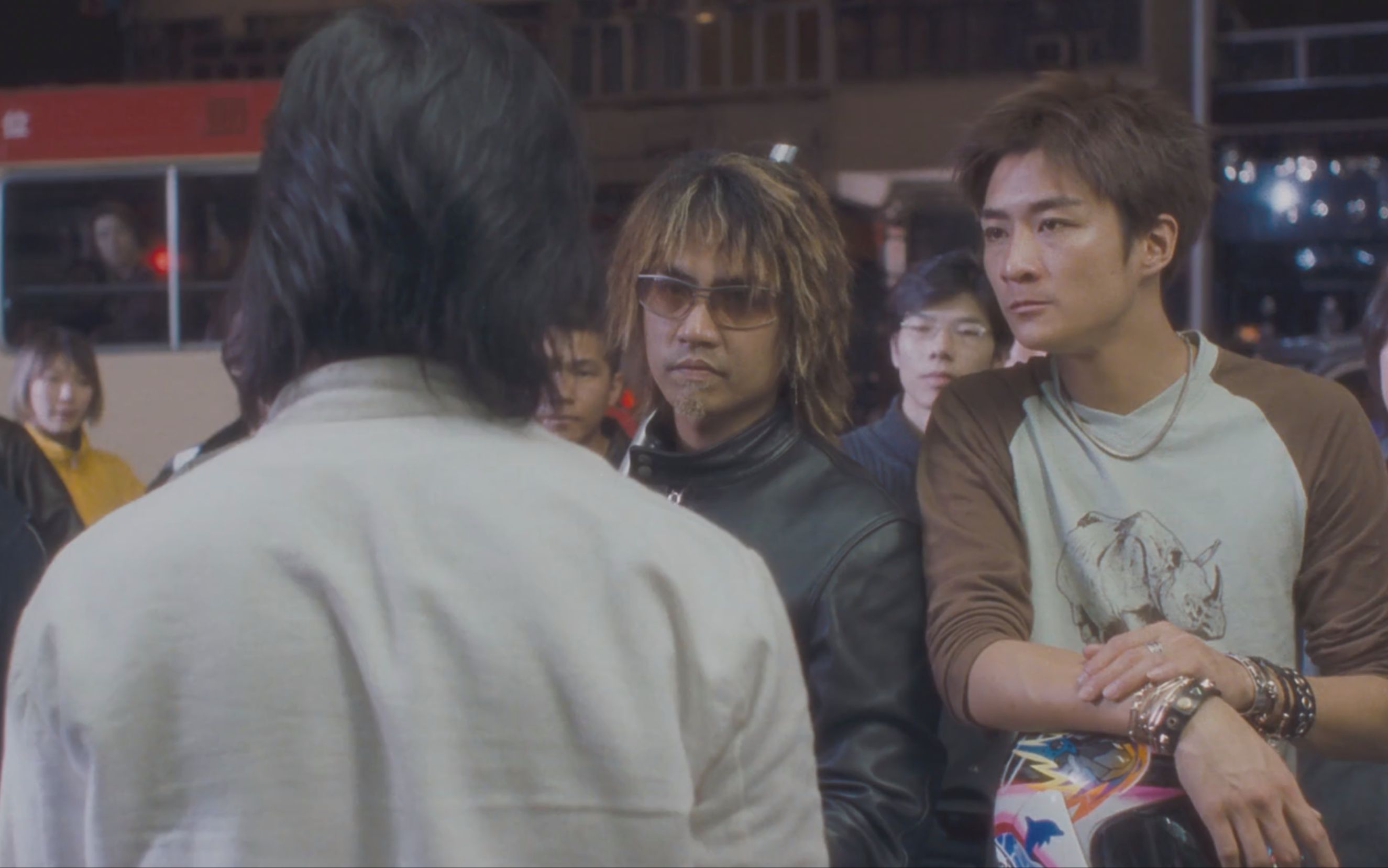 郑伊健古惑仔电影名场面,100多个鬼火少年上门闹事,没想到对方是个