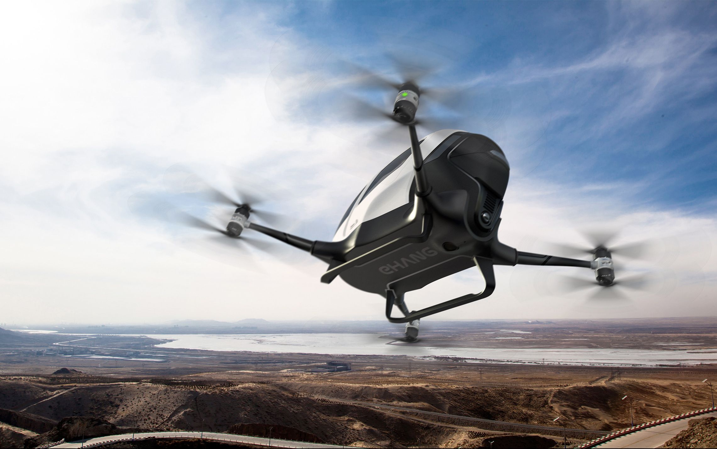 国产亿航184广州成功试飞被赞"太成熟",但适航证未获批仍属违法"黑飞"