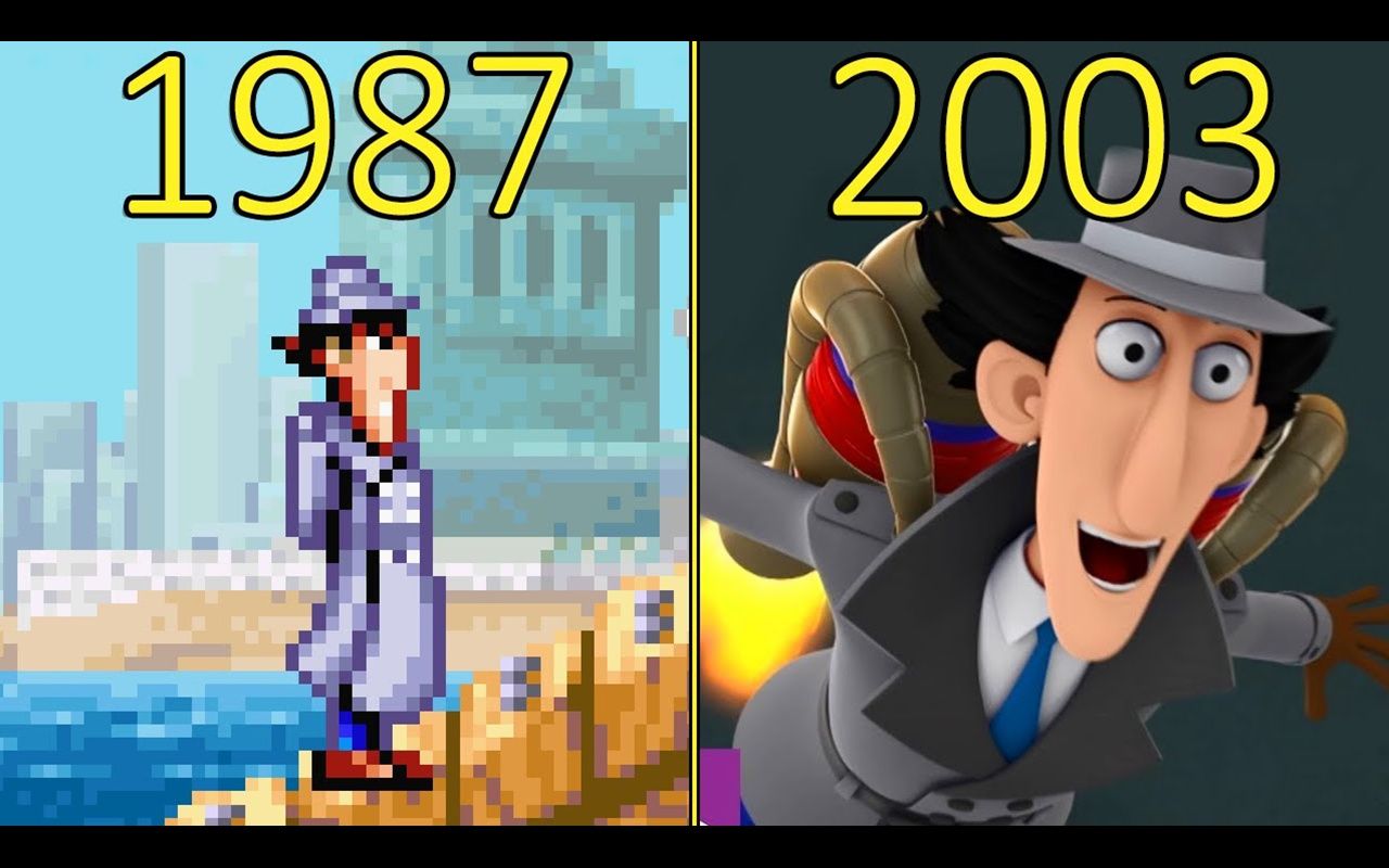 [图]【进化史】神探加吉特游戏进化史 Inspector Gadget Games 1987-2003