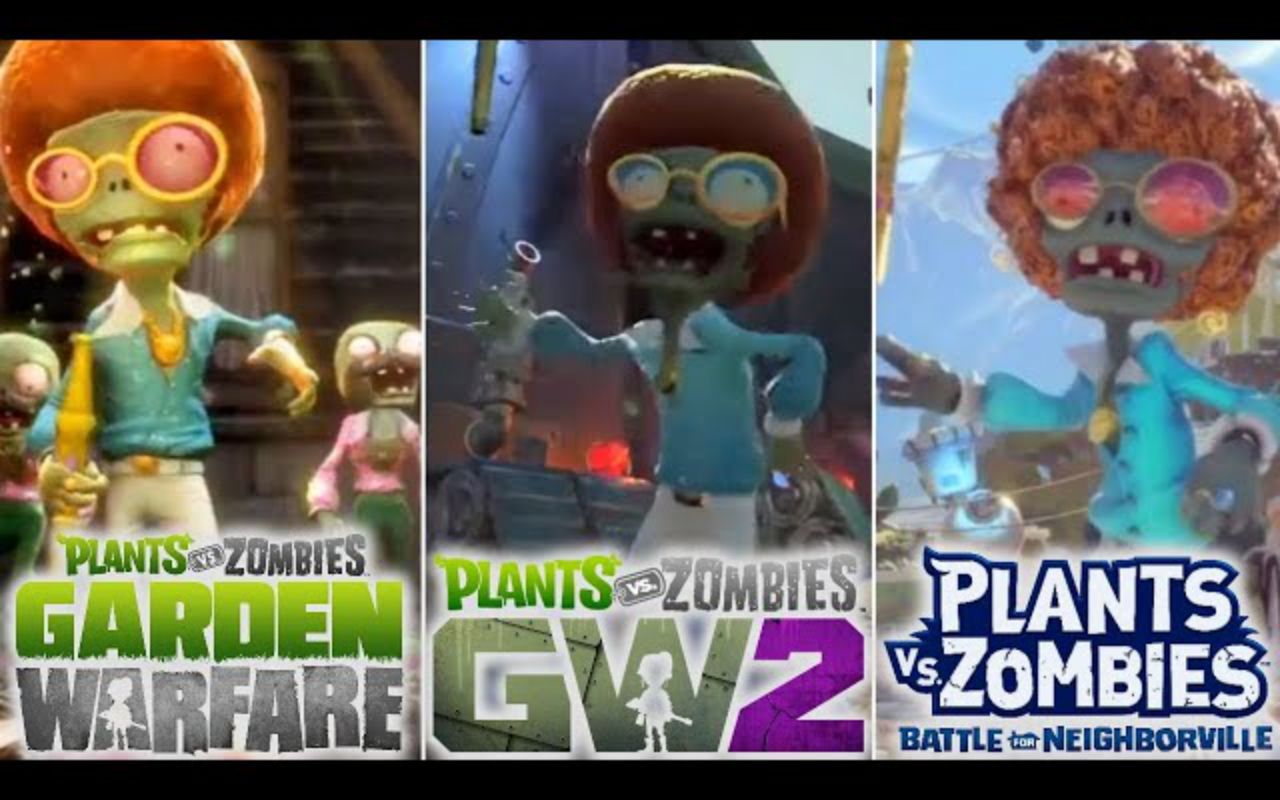 [图]【PVZ搬运】迪斯科僵尸的变化 (2014 - 2019) - 植物大战僵尸花园战 1、2和睦小镇保卫战