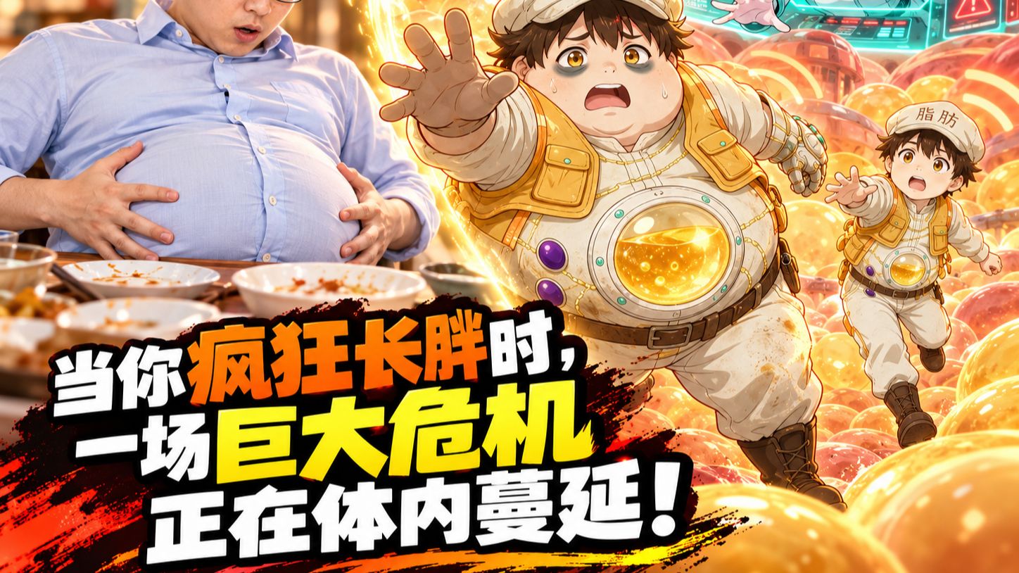 当你疯狂长胖时，一场巨大的危机正在体内蔓延！
