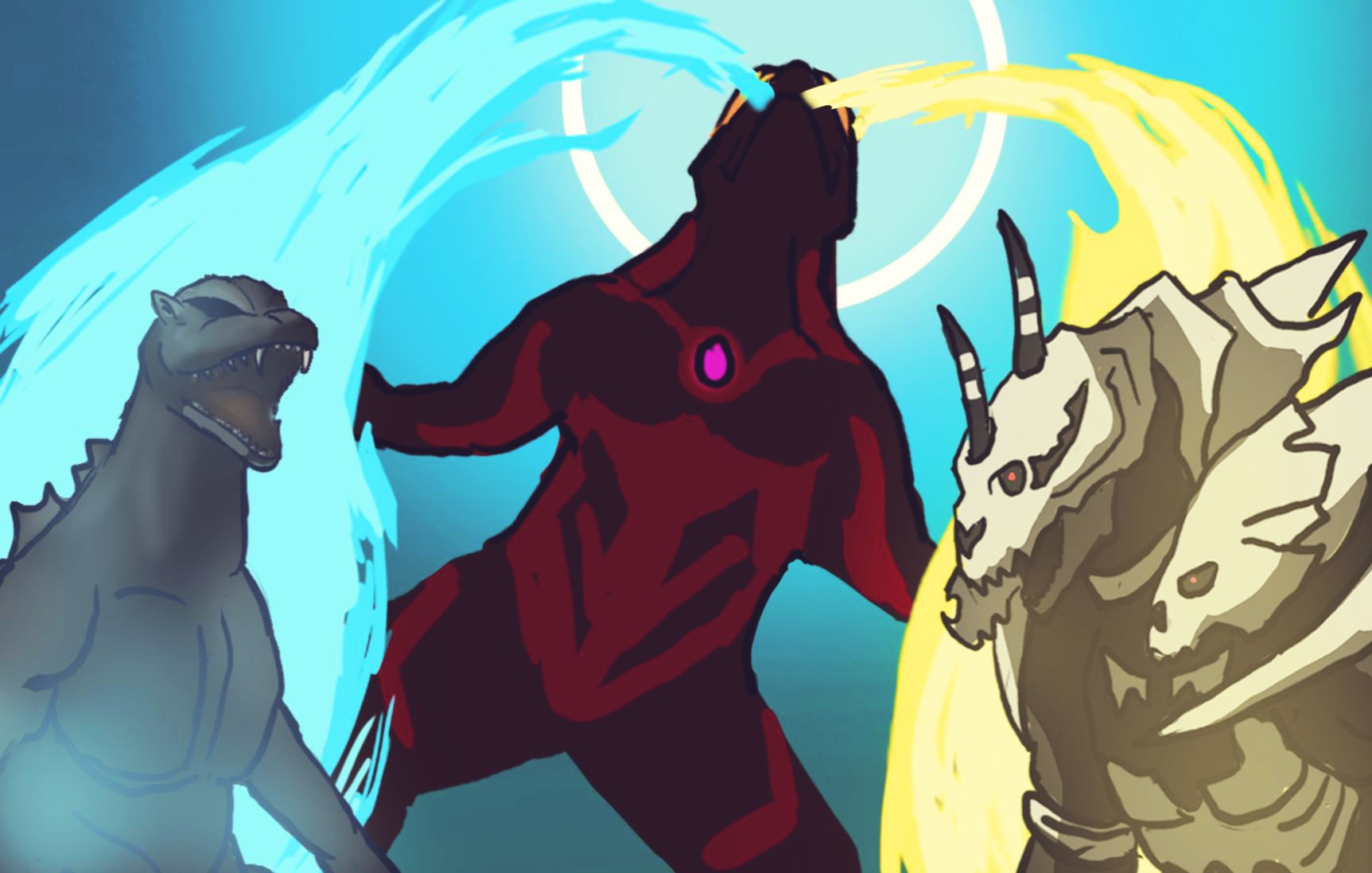 复活的贝利亚7融合兽新公式终焉哥斯拉怪兽x