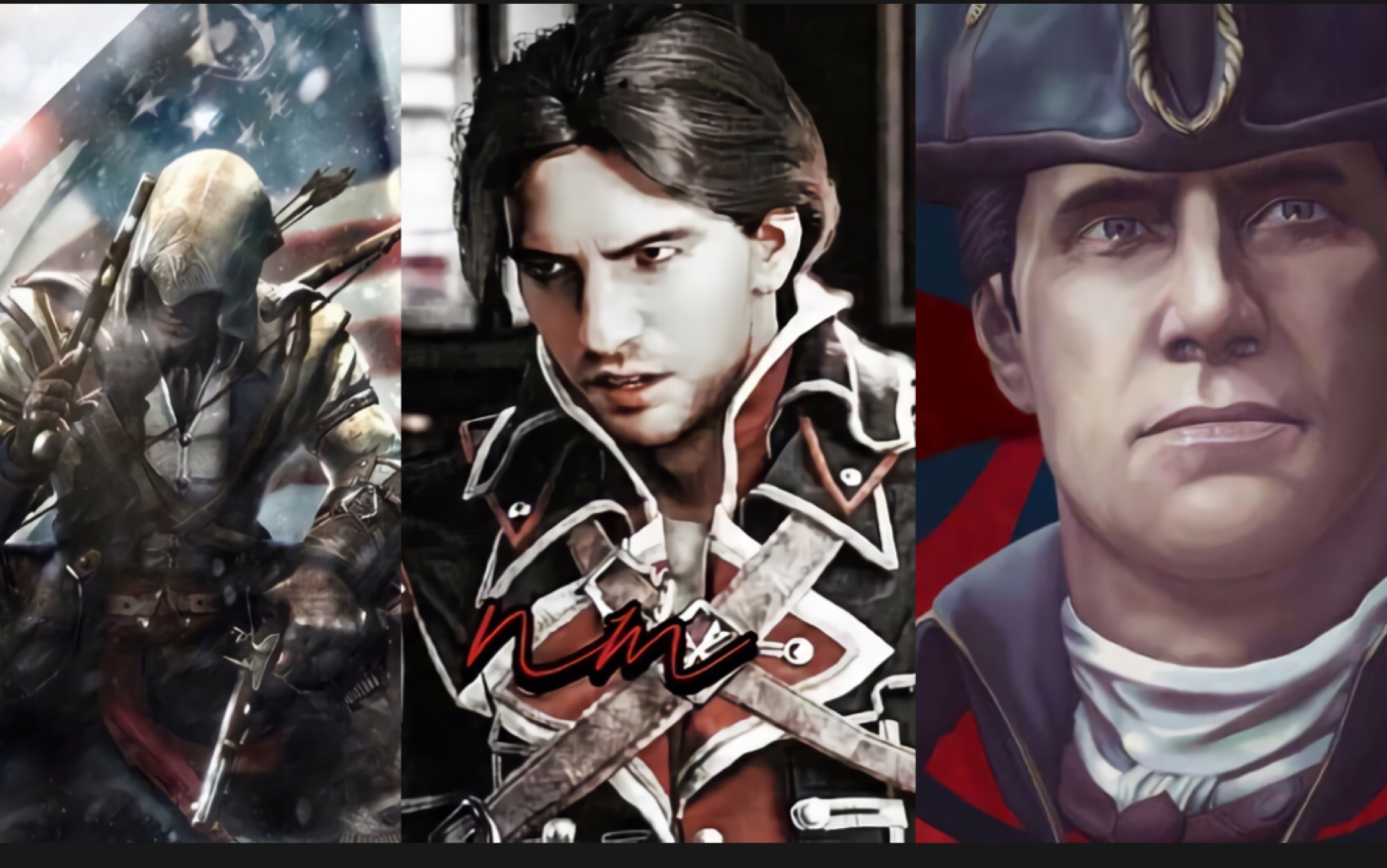 「刺客信条人物剪辑」——康纳/亚诺/海尔森