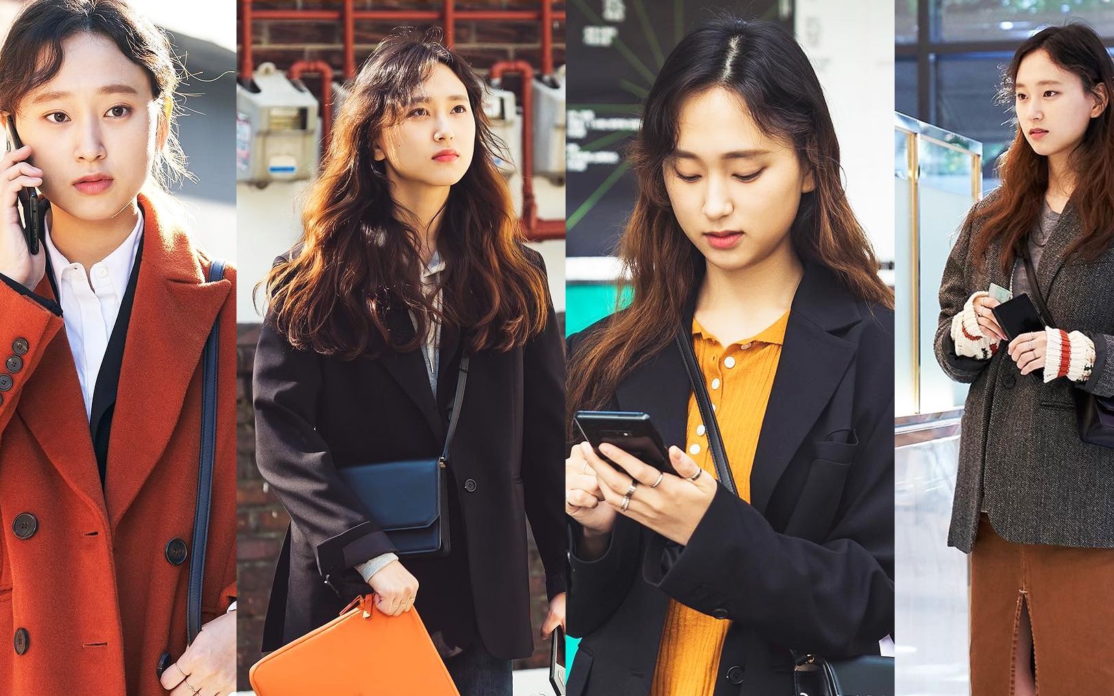 松子韩剧穿搭柳慧英恩珠的房间职场秋冬简约叠穿日常