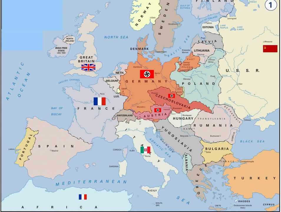 1941年欧洲地图图片