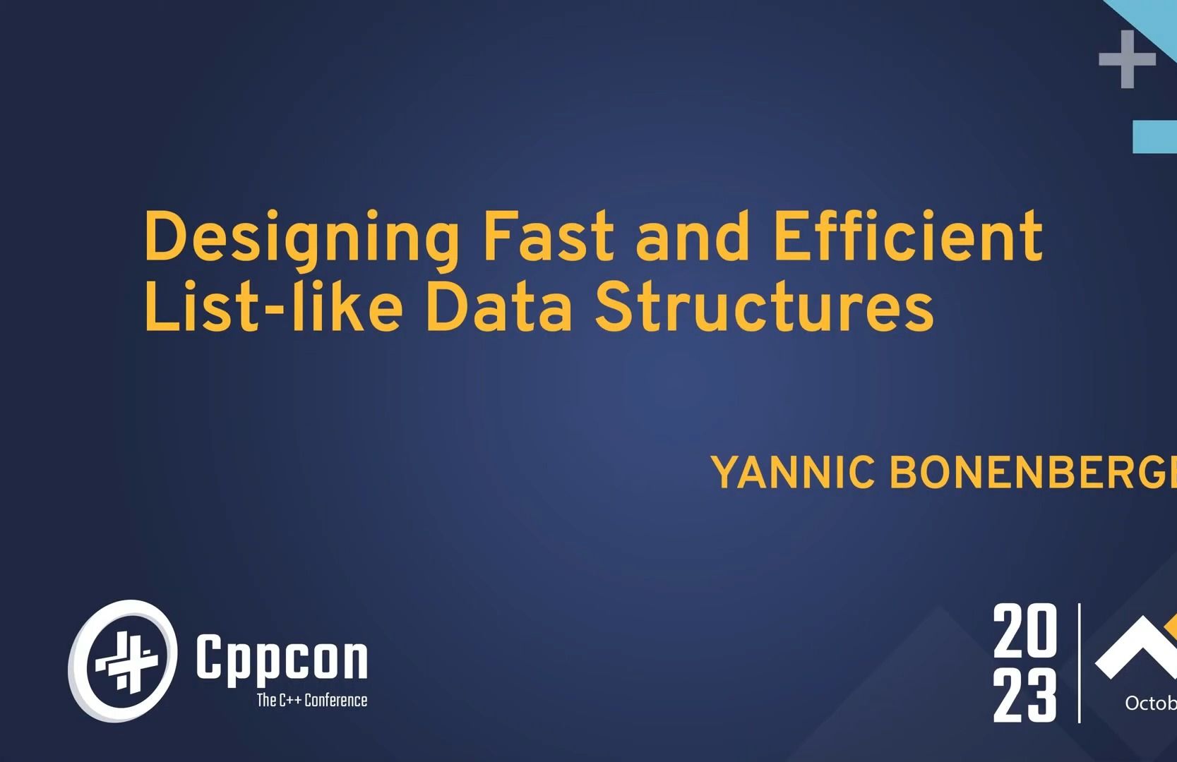 【cppcon2023】【中英字幕】designing fast and efficient list-like