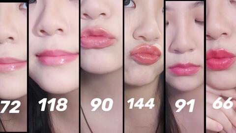 Chanel coco flash 热门色号试色144、118、90、91、72、66-哔哩哔哩