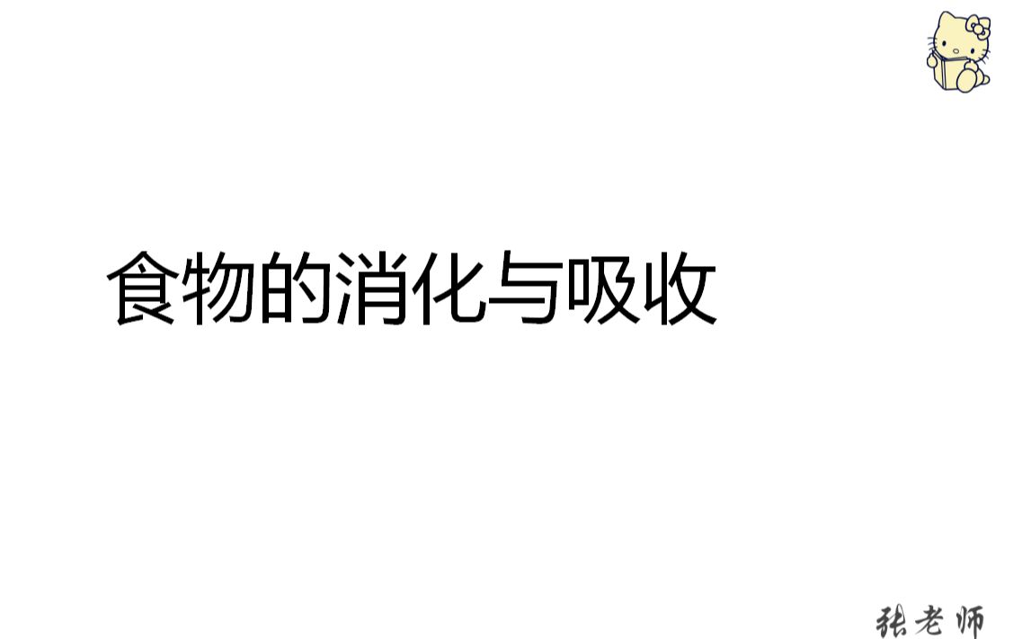 [图]初中科学中考复习生物重点必备知识点（4）食物的消化与吸收