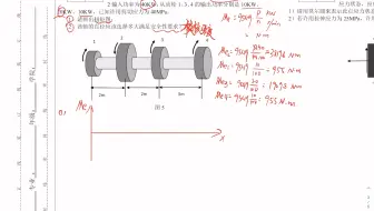 材料力学：扭矩图及转轴强度校核