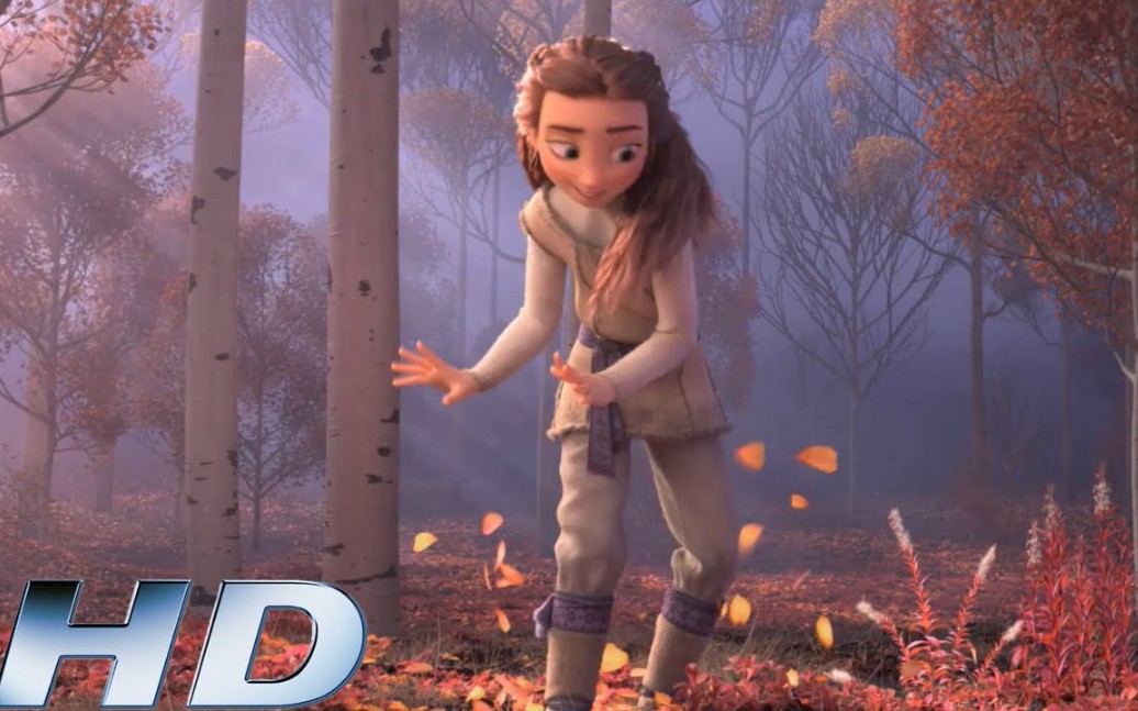 冰雪奇缘2〗 风灵测试删减片段高清版