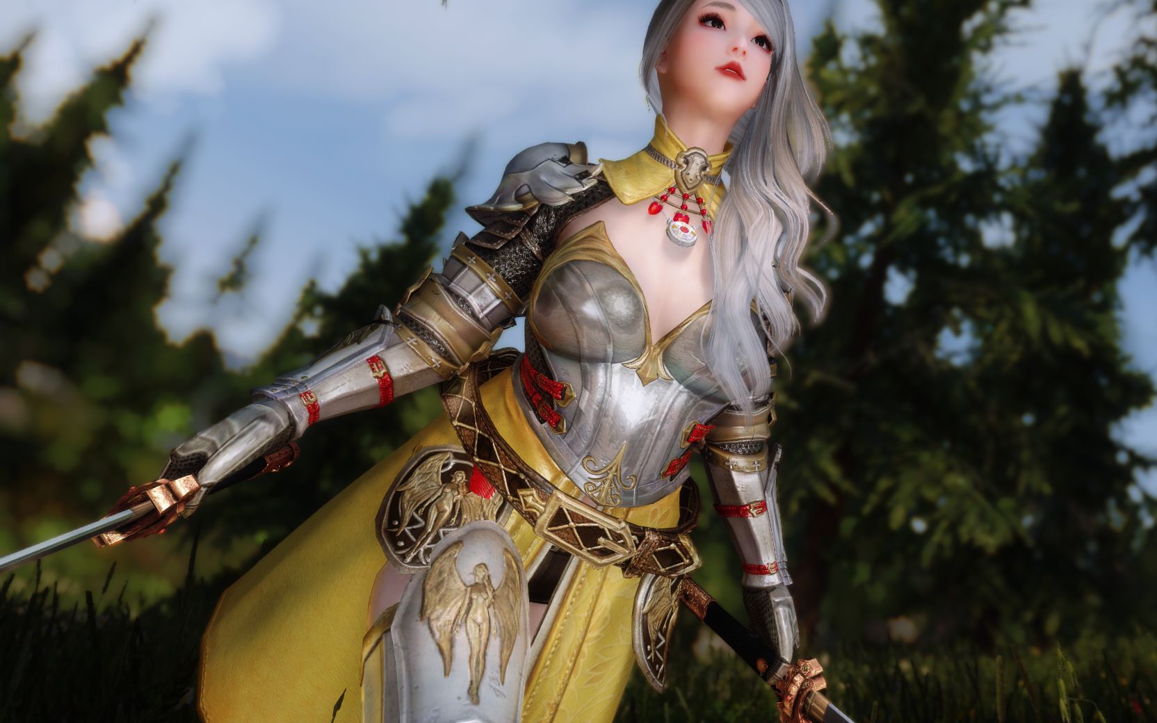 上古卷轴5重制版【自制服装】arwen hdt-smp uunp bodyslide