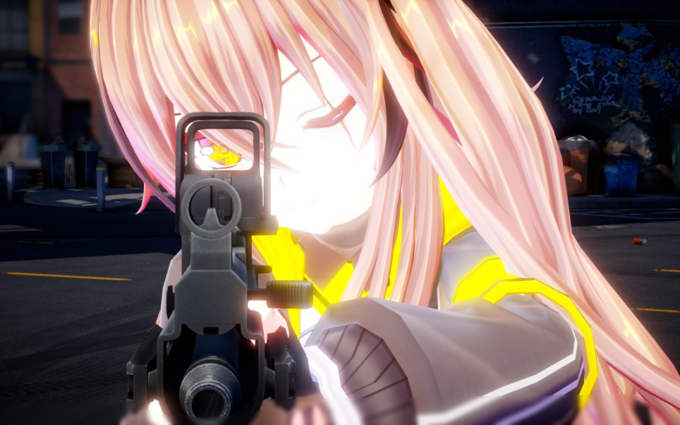 [mmd]ump45射击练习