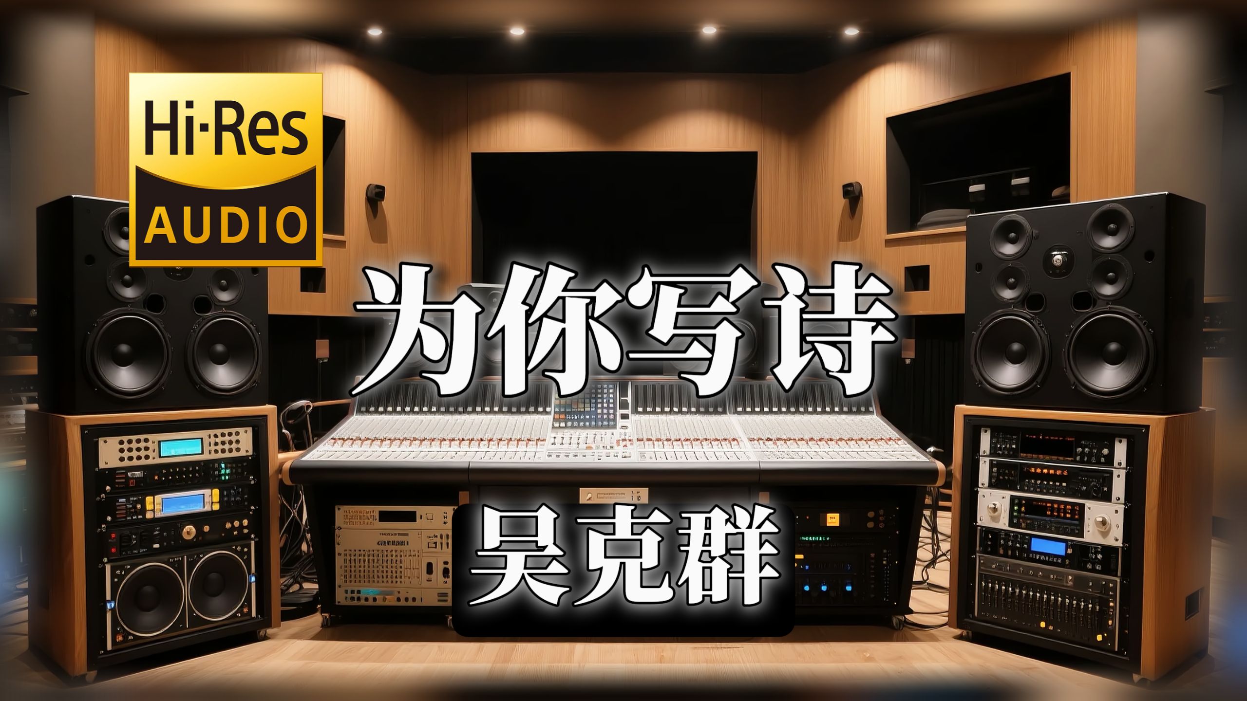 【??-???无损音质】｜《为你写诗》- 吴克群 -‘我忘了说 最美的是你的名字’