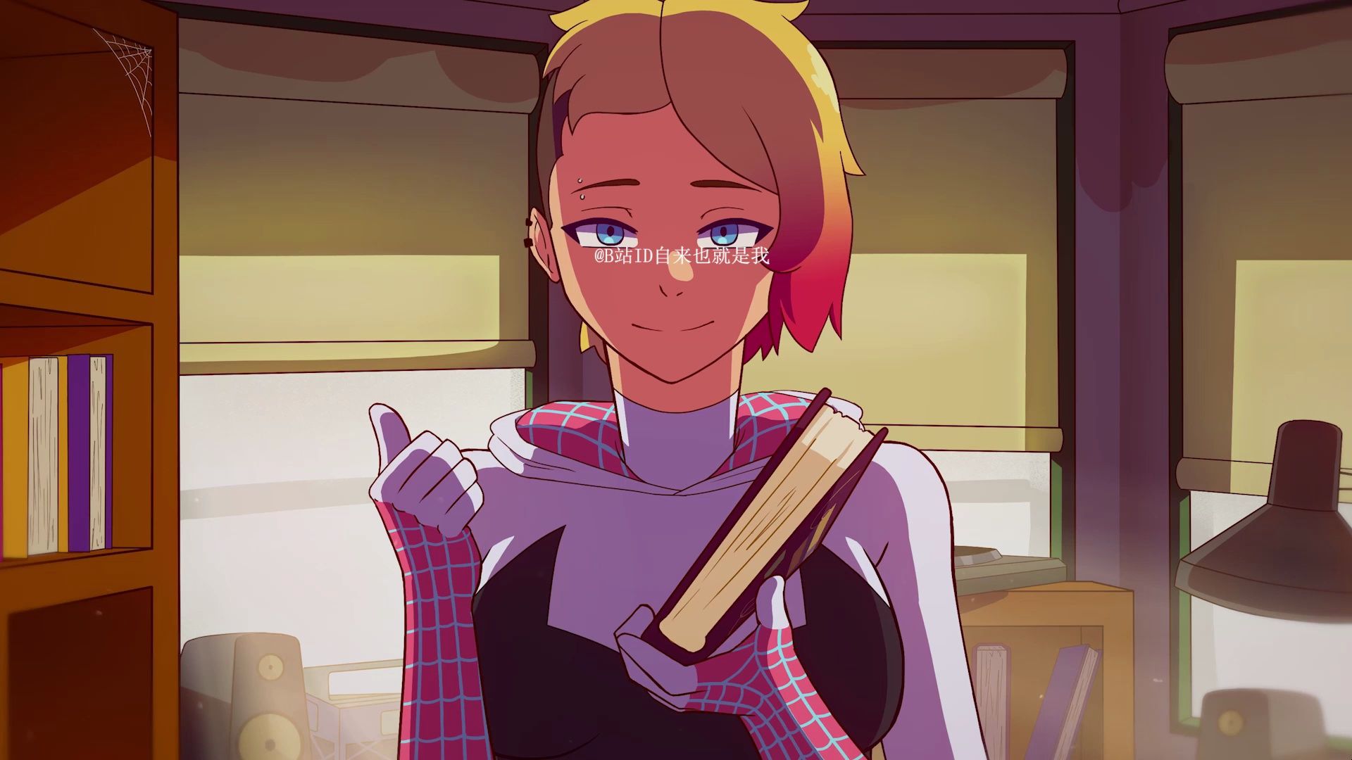 动漫同人主动的女蜘蛛侠格温(作者putsface)