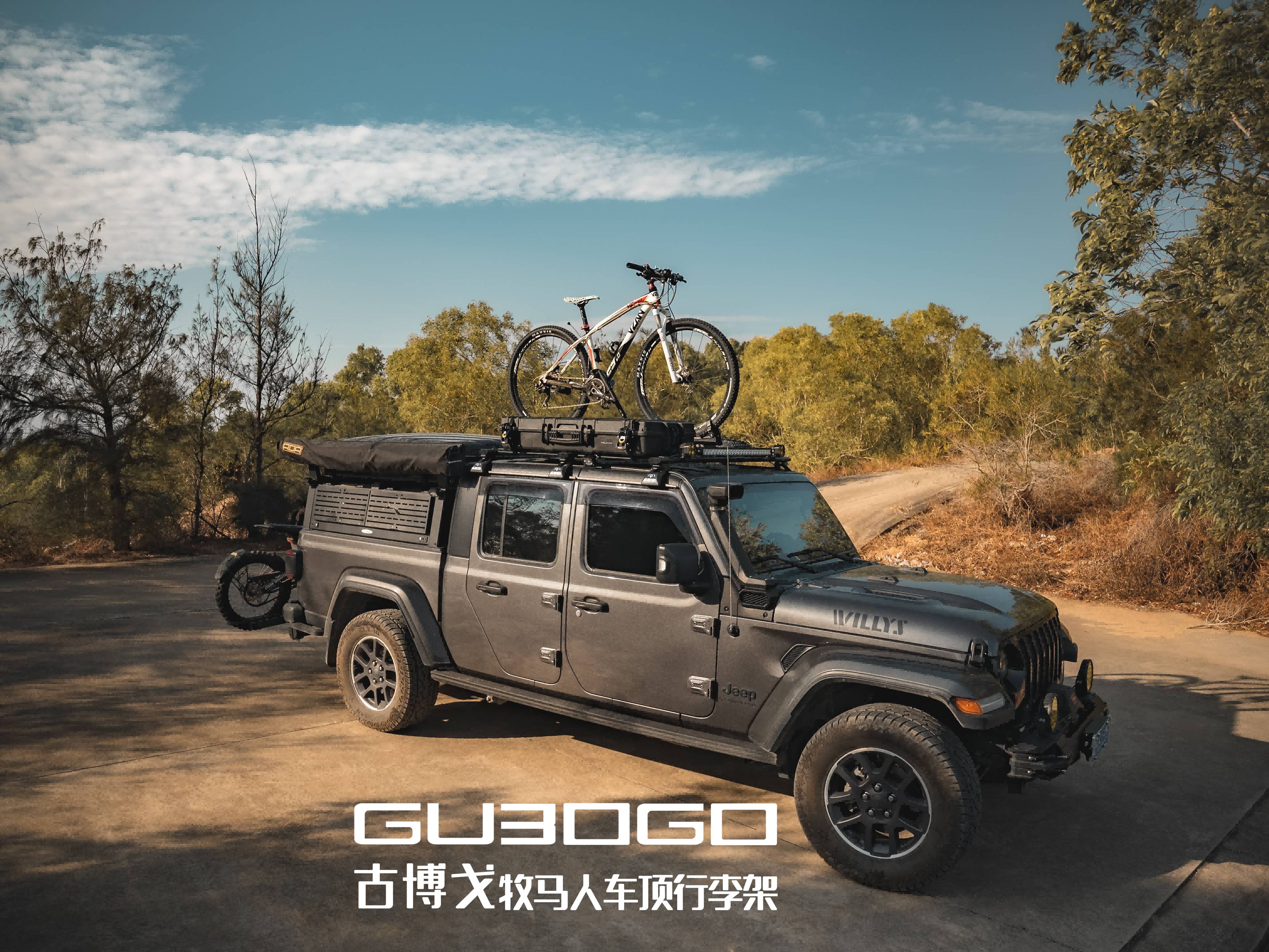 gubogo牧马人车顶行李架平台,这个硬汉标配让我彻底种草了!99