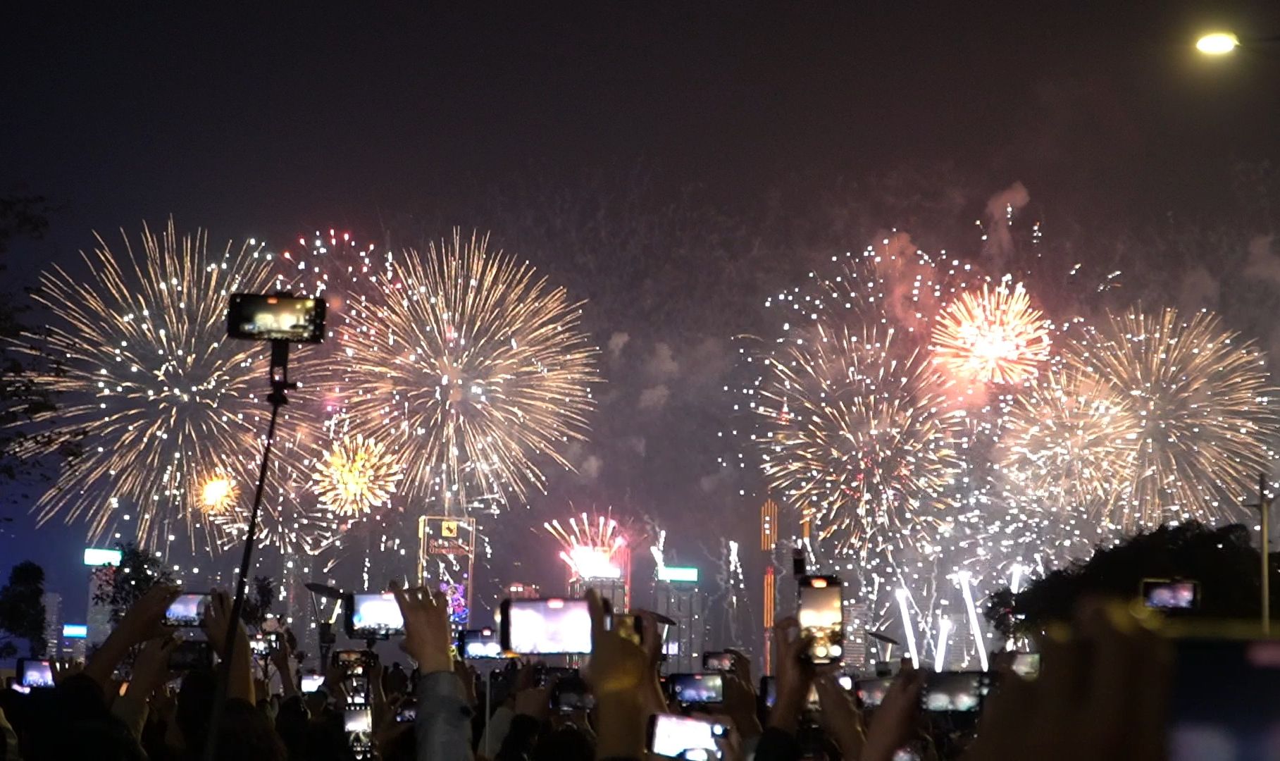 2023-2024香港维港跨年烟花 完整版12min