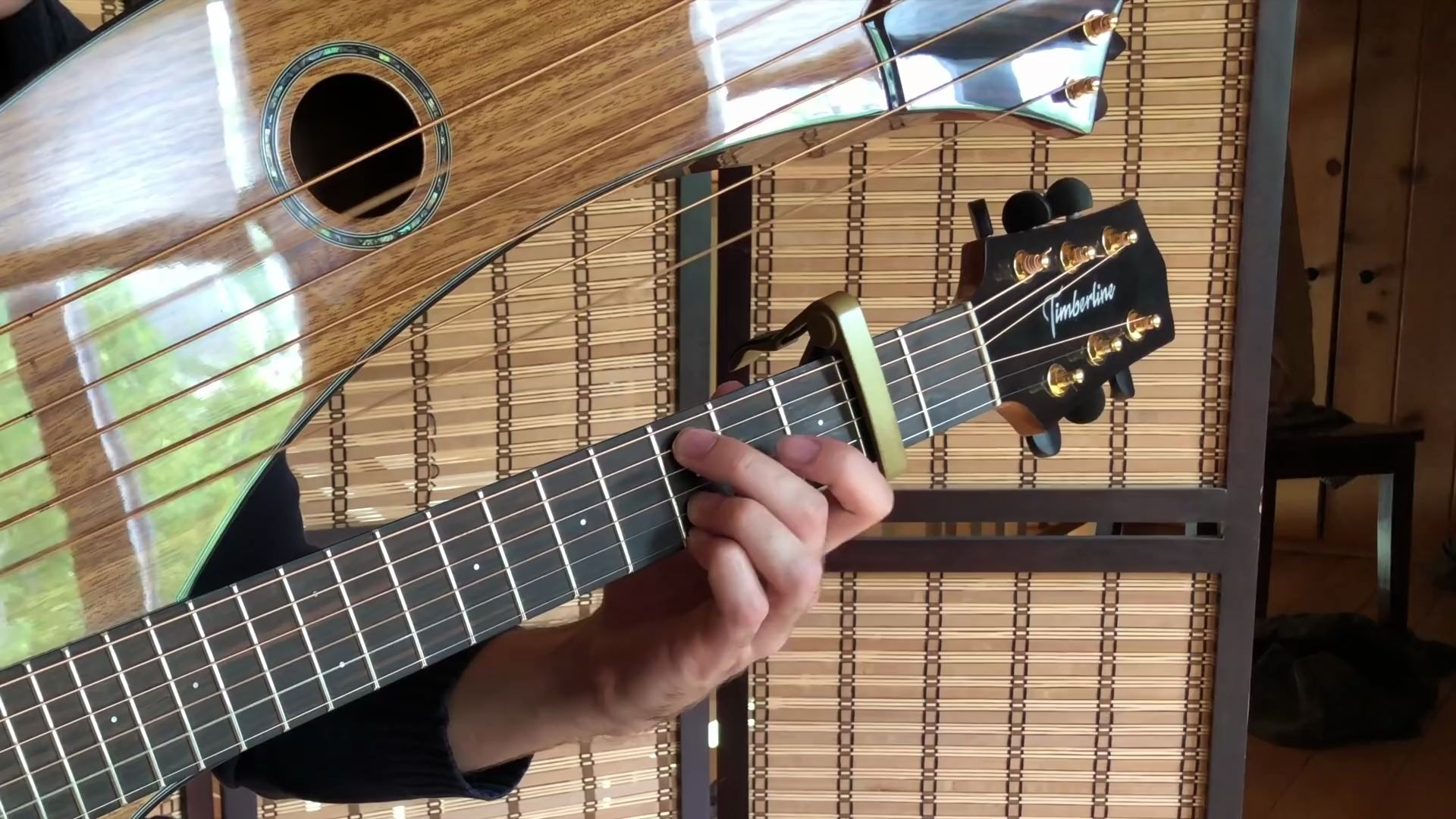 超浪漫温柔的18弦吉他,这个竖琴吉他你爱了吗?