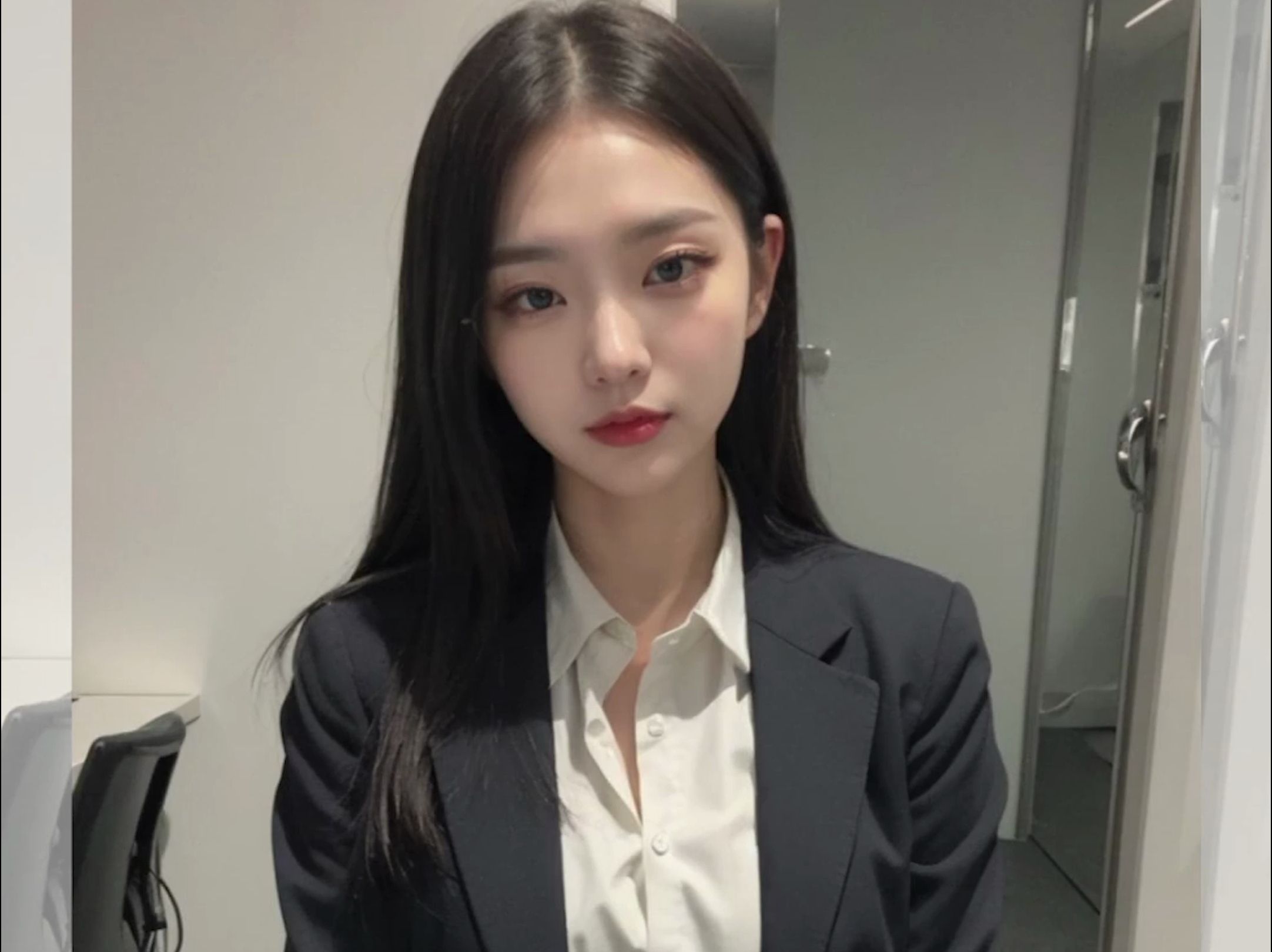 职业装 性感女友