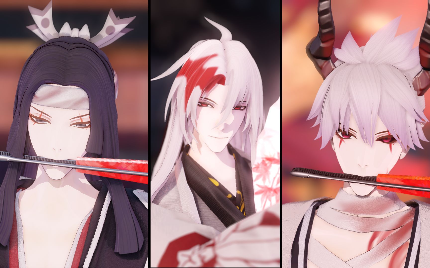 【阴阳师mmd】源赖光x鬼切『響喜乱舞【鬼切模型配布预定】