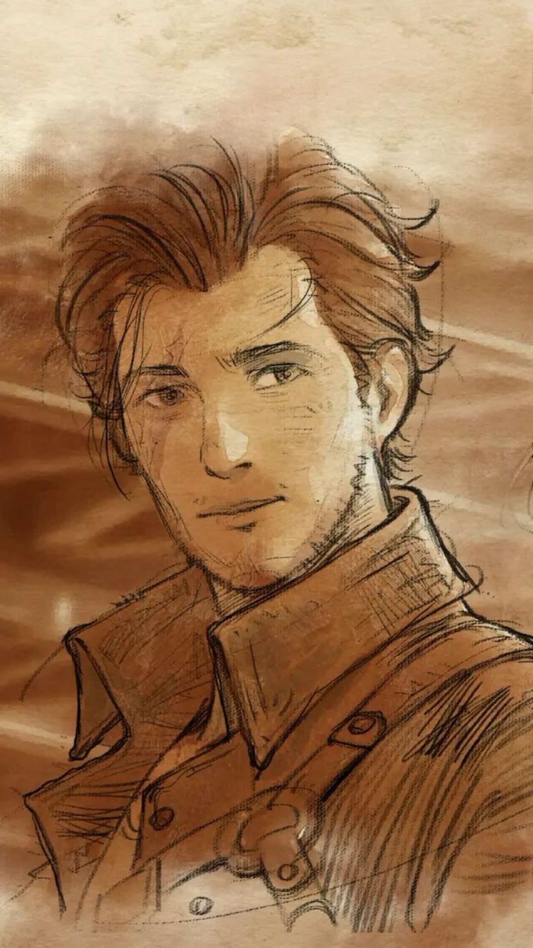 【铅笔画】灵笼/破晓副官参上,新手画画,多多包涵