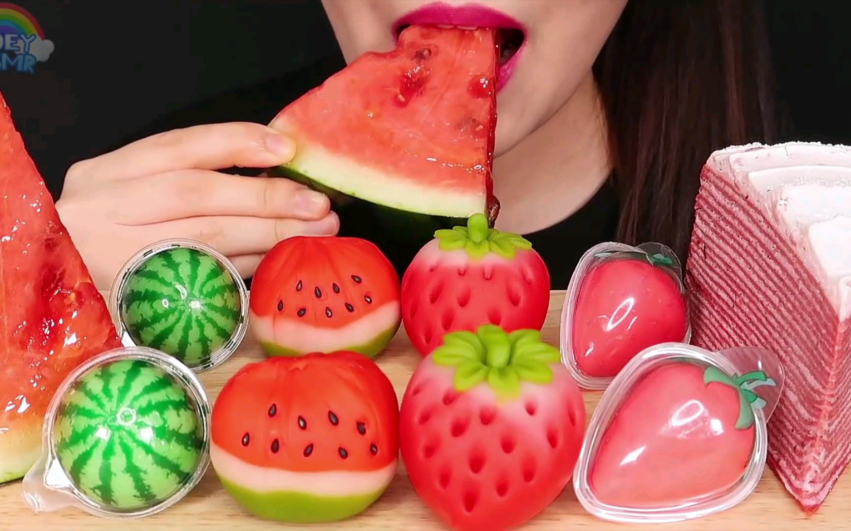 【zoey-】好吃的西瓜草莓甜品