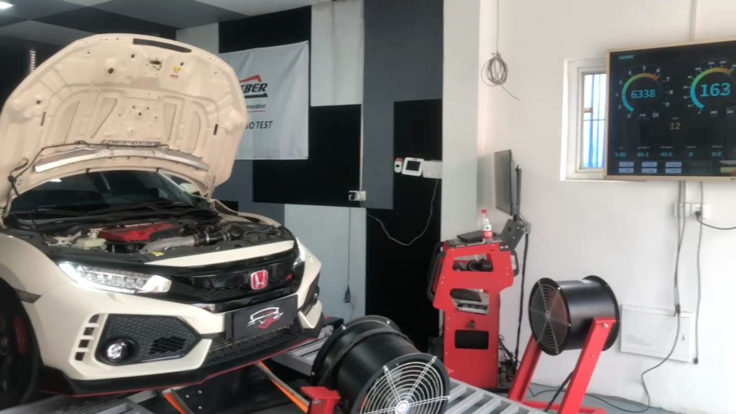 fk8 马力机测试 升级进排气系统 电脑程序