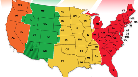 少儿英语:美国50州介绍 us states learning video
