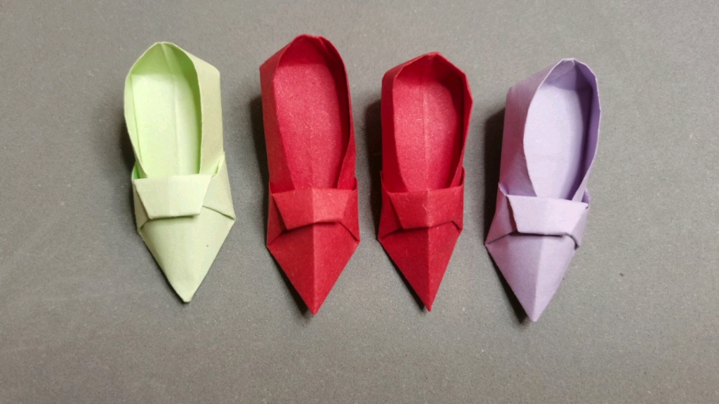 折纸高跟鞋的折法图片