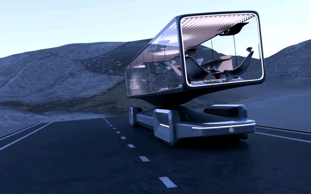 梅赛德斯奔驰未来概念巴士宣传