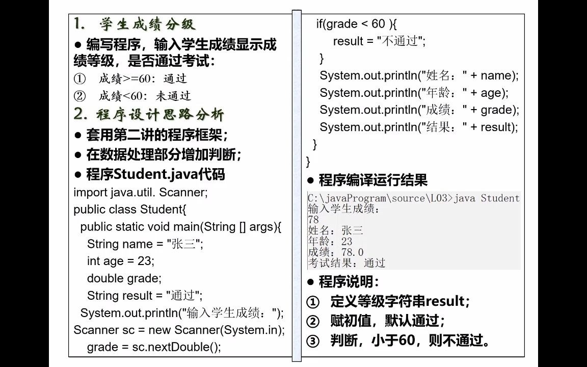 [图]面向对象程序设计Java-03Java分支语句-01