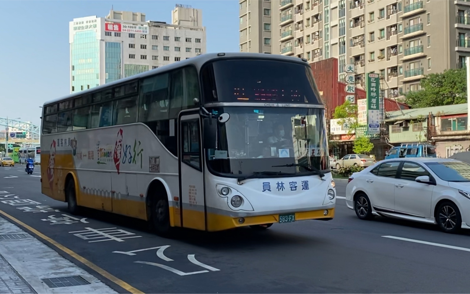 員林客運 hino台湾好行高巴 6738a路 583