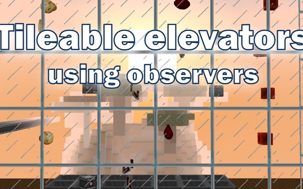 Mc红石 使用观察者的物品电梯 炫富机by Gnembon Mc电影 52movs Com