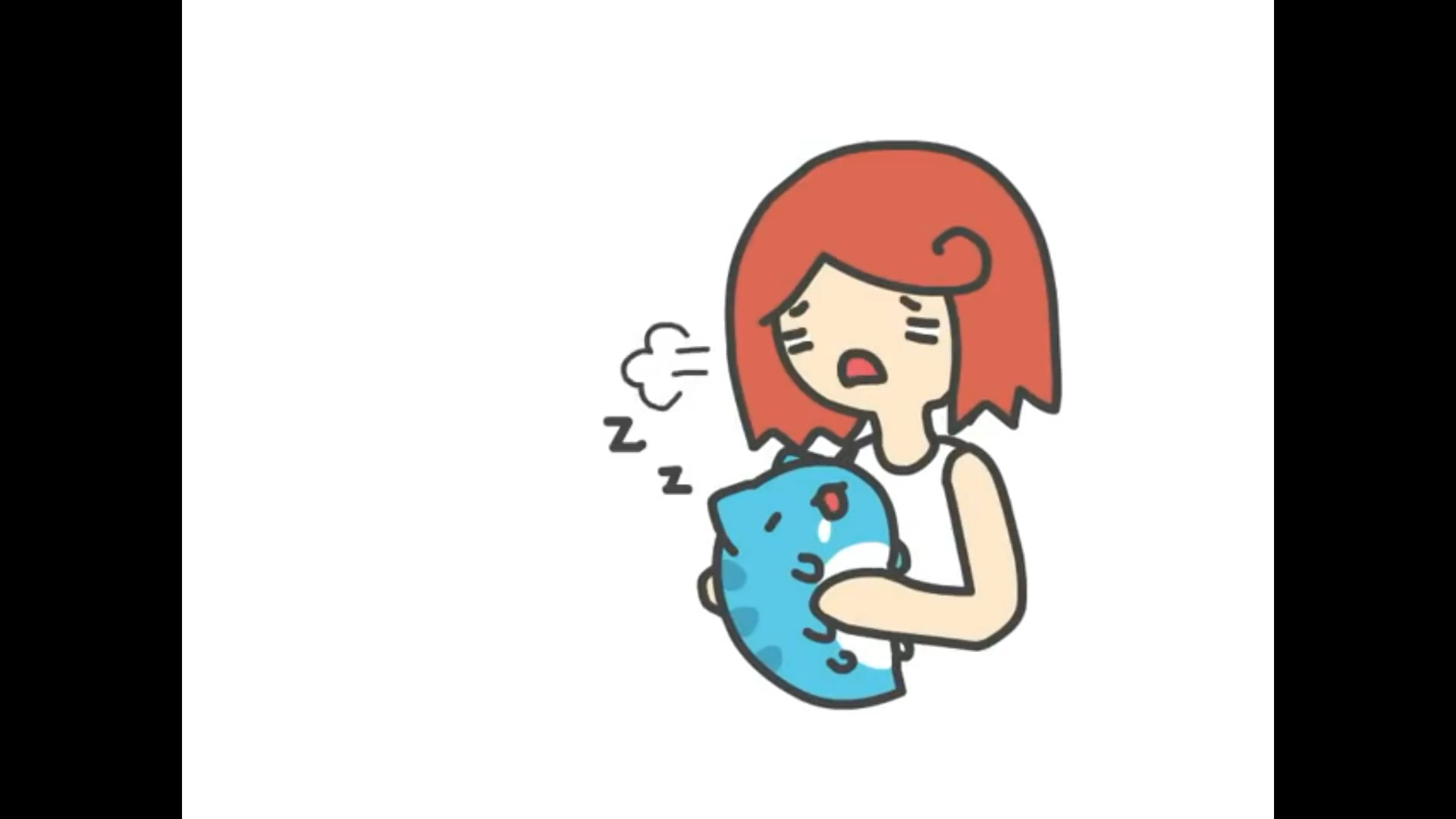 [貓貓蟲咖波] 咖波坐在书桌前写作业也一样会睡着zzz